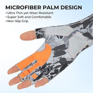 Guantes de Pesca Transpirables Ecológicos Profesionales de Alta Calidad del Fabricante, con Logotipo Personalizado, Tallas y Diseño a Medida - Product Image 4