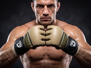 Guantes de MMA Dumela International EVO, Cuero Vacuno, Color Bronceado Oliva, Duraderos, para Todas las Estaciones, Protección - Product Image 2