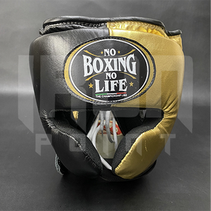 อุปกรณ์ป้องกันศีรษะคุณภาพสูงแบบปรับแต่งได้ ไม่มีมวยก็ไม่มีชีวิต  พร้อมที่จับมือหนังวัวเกรดพรีเมียม  สายรัดแบบหนา  บุหนา 4 ชั้น - Product Image 5