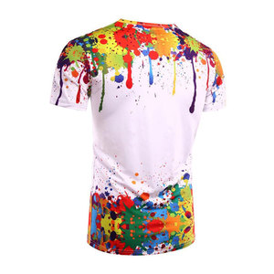 เสื้อยืดลำลองผู้ชายสไตล์ใหม่สั่งทำพิเศษสำหรับกิจกรรมกลางแจ้ง คุณภาพสูงระดับมืออาชีพ ระบายอากาศได้ดี พิมพ์ลายแบบซับลิเมชั่น - Product Image 3