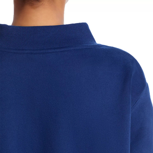 Sudadera de Cuello Redondo Azul Marino para Mujer con Estampado de Letras Parke, Corte Regular, Tejido de Algodón, para Otoño, Invierno y Verano, con Logotipo Personalizado - Product Image 2