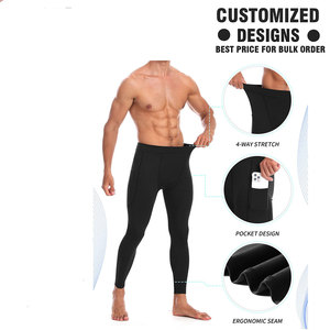 Leggings de compression pour hommes haute performance, personnalisables, séchage rapide, respirants, pour le sport et l'entraînement en extérieur - Product Image 6