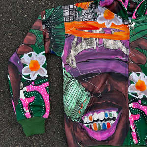 Sudadera con capucha Y2K personalizada con sublimación completa para hombre, con estampado gráfico en toda la prenda, diseño streetwear - Product Image 3