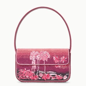 Striped Pattern Seed Beaded Shoulder Bag <b>Colourful</b> Embroidered Evening <b>Handbag</b> Fashion Crossbody Purse Women Wholesale Supplier - Product Image 4