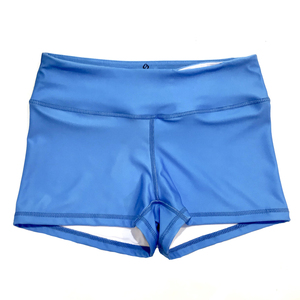 Shorts Deportivos para Mujer, Cintura Elástica, Corte Medio, Ecológicos, Spandex/Poliéster, Secado Rápido, Ligeros, para Gimnasio, Entrenamiento, Fitness, Color Sólido - Product Image 4