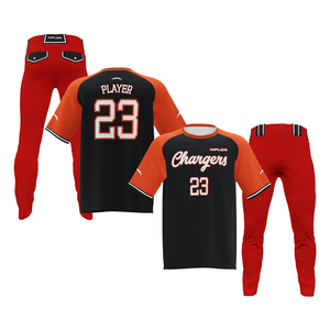 Uniformes de Béisbol Personalizados con Logotipo - Conjuntos Deportivos Transpirables de Nailon/Cachemira en Tallas Grandes con Cantidad Mínima de Pedido - Product Image 3