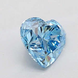 เพชรทรงหัวใจสีน้ำเงินสดใส 1 กะรัต คุณภาพ VS1 ได้รับการรับรองจากห้องปฏิบัติการ เพชรสีหรูหราสำหรับแหวนหมั้น - Product Image 2