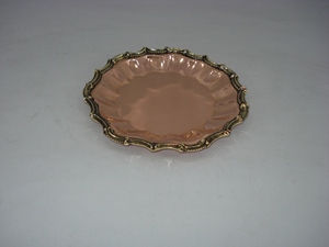 Bandeja de Cobre Sólido con Adornos de Latón - Product Image 1