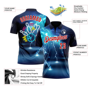 Camiseta Polo Deportiva Sublimada Personalizada de Alta Calidad, 60% Algodón Poliéster, Camiseta Polo Bordada con Logotipo Personalizado para Hombre - Product Image 2