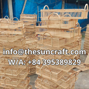 Rattan Serving Tray Rustic <b>Woven</b> Wood Platter for Farmhouse Kitchen Decor Sustainable Storage Lifestyle Gift - Product Image 6