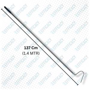 Pértiga de rescate para serpientes y reptiles de 137 cm (54 pulgadas) con gancho desmontable. - Product Image 2