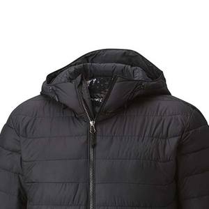 Blouson d'hiver pour homme 2024, style streetwear, à capuche, manches longues, imperméable, coupe-vent, en toile polyester, logo sur le devant, enduit - Product Image 4