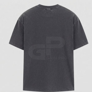 Camiseta minimalista con estampado reflectante para hombre, camiseta de algodón con cuello redondo, tela suave, ropa informal de calle, moda ligera, esencial para el día a día - Product Image 2