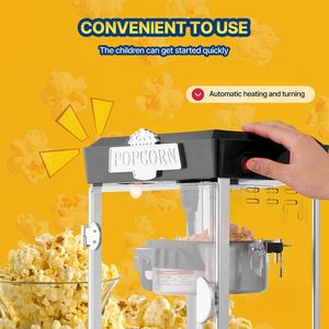 Macchina per Popcorn da Tavolo 480W con Pentola da 4 Oz e 3 Paletta, Include Popper da 1,5 Galloni per Ogni Lotti, Perfetta per Serate Cinema! - Product Image 5