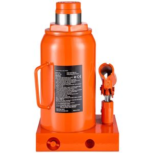 Martinetto idraulico a bottiglia da 3 tonnellate con intervallo di sollevamento da 3,4 m a 5,7 m, manico lungo a 3 sezioni, costruzione saldata per uso automobilistico - Product Image 6