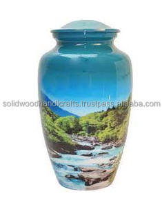 Top Design Brass Golden Decorative Human Adult Cremation <b>Ash</b> <b>Urn</b> Customized Design and Size Brass <b>Urn</b> Latest Manufacturer <b>Urn</b> - Product Image 3