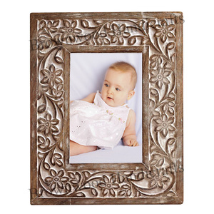 Proveedor certificado Diseño elegante Madera Hecho a mano Ecológico Blanco Antiguo Diseños personalizados Marco de imagen Tallado Decorativo - Product Image 3