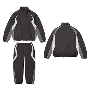 Chaqueta Cortavientos Personalizada con Logotipo, Impermeable, Ligera, de Poliéster y Nailon para Hombre, Traje Deportivo Cortavientos de Nailon para Exteriores - Product Image 4