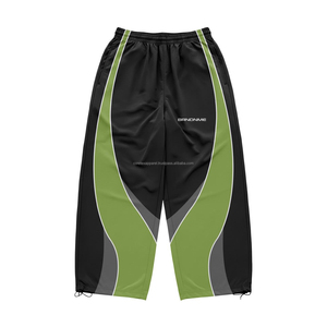 Mens Windbreaker OEM Factory <b>Embroidery</b> Logo Lightweight Workout Clothing Ovrsized Tracksuit Nylon Windbreaker <b>Set</b> - Product Image 3