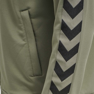 Survêtement slim Fit pour hommes, survêtement d'entraînement de sport, Logo personnalisé, haut à fermeture éclair et bas de jogging - Product Image 6