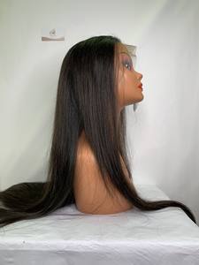 Perruques de cheveux humains sans colle perruque de cheveux humains réels cheveux alignés sur les cuticules avec une perruque frontale en dentelle HD avec une perruque frontale - Product Image 3