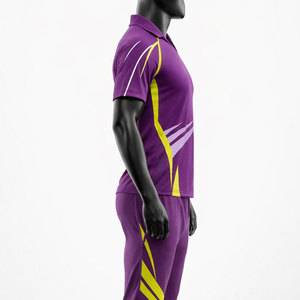 Uniforme de Cricket de Color Único, Nuevo, Transpirable, con Nombre de Equipo Personalizado, Calidad Premium, Ropa Deportiva Unisex para Adultos en Venta - Product Image 5