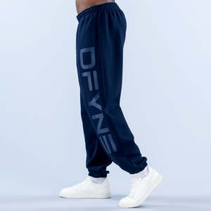 Pantalones Deportivos Personalizados al por Mayor para Hombre, Pantalones Deportivos Casuales de Felpa de Algodón con Estampado DTF, Fabricación OEM ODM con Logotipo Personalizado - Product Image 1