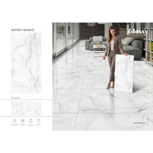 Vistaar Aramani Brown 20mm 600x1200mm Nano Polished Marble Look Firebrick Porcelain Tiles Premium Flooring for Bathroom Outdoor - Product Image 4