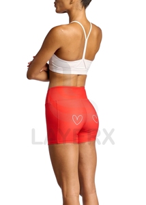 Shorts de cycliste taille haute sans couture pour femmes grandes tailles, en nylon et élasthanne écologiques, pour la course, le cyclisme, la course à pied, la gym et l'entraînement athlétique - Product Image 6