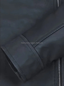 Chaqueta De cuero resistente a prueba de viento para hombre de alta calidad con logotipo personalizado chaqueta de moda precio de venta al por mayor para hombre - Product Image 2