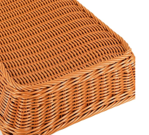 Plateau rectangulaire en rotin naturel tressé à la main, écologique, en osier, pour servir du pain, des fruits et décorer la maison, en provenance du Vietnam - Product Image 3