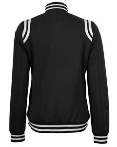 Chaqueta Varsity con Logotipo Frontal para Mujer, 3 Colores Disponibles, Ropa de Moda para Exteriores, Todas las Edades, MOQ Bajo, Mejor Precio de Venta - Product Image 2