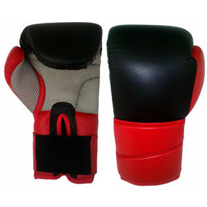 Gants de boxe demi-doigts en cuir synthétique de haute qualité, respirants, légers, séchage rapide, sangle de poignet réglable, taille L MMA - Product Image 5