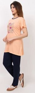 High Quality Summer Casual Women's Cotton Nightwear Set Quick Dry Elastic Waist Daily Indoor Wear & Relaxation India Bulk Price - Product Image 6