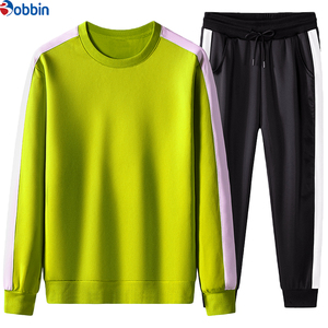 ชุดกีฬาแฟชั่นสุดฮิต ชุดออกกำลังกายผู้ชาย เสื้อคอกลม กางเกงวอร์มขายาว ชุดเซ็ตสองชิ้น เสื้อพูลโอเวอร์ ชุดวิ่งออกกำลังกาย - Product Image 3