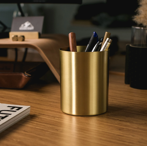 Royal Handmade Brass <b>Pen</b> holder Square Shape For Desk Organizer Office Product <b>Pen</b>/Pencil/Scale/Markle Storage holder - Product Image 6