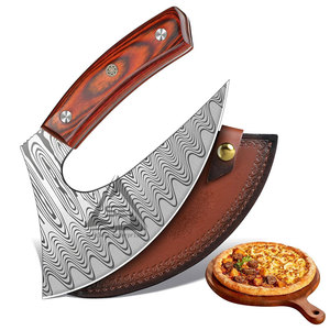 Handmade Wood <b>Handle</b> Pizza Cutting <b>Axe</b> with Stainless Steel Blade Custom Logo Customizable Color & Size 3-Year Warranty-Hot Sale - Product Image 1