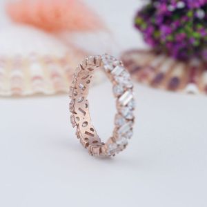 Real 925 <b>Silver</b> Moissanite 14K Gold Plated Hip Hop Anniversary Tarnish Resistant Women Open <b>Adjustable</b> Size <b>Ring</b> - Product Image 1