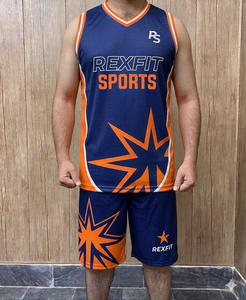 Uniformes de Baloncesto Reversibles Rexfit para Hombre y Niños, Diseño en Blanco al por Mayor, Personalización con Logotipo Rexfit - Product Image 1