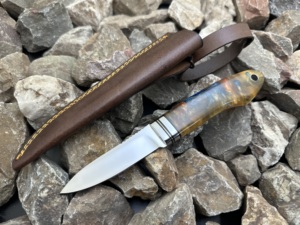 Cuchillo Utilitario para Exteriores con Construcción de Espiga Completa para Camping, Pesca y Bushcraft, Cuchillo de Hoja Fija Resistente - Product Image 3