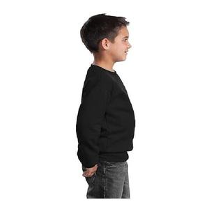 Sweat-shirt à capuche en molleton de coton biologique à manches longues pour garçons, col rond, coupe oversize - Product Image 6