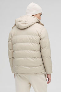 Chaqueta Acolchada de Último Diseño con Alto Brillo, Chaqueta de Plumón Cálida y Resistente al Viento, Chaqueta de Invierno Personalizada para Hombre - Product Image 3