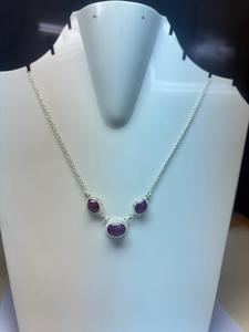 Anniversary Gift For Her Star <b>Ruby</b> Gemstone Chain <b>Necklace</b> 925 Sterling Silver - Product Image 5
