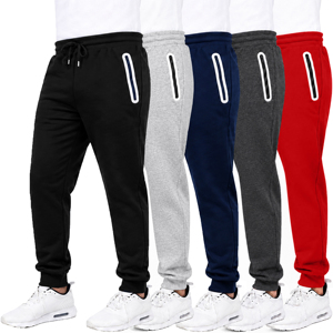 Galaxy Harvic <b>Men's</b> Casual Elastic Waist Mid <b>Fleece</b>-<b>Lined</b> Knitted Winter Heavyweight Quick Dry Breathable <b>Jogger</b> Heat Seal - Product Image 5