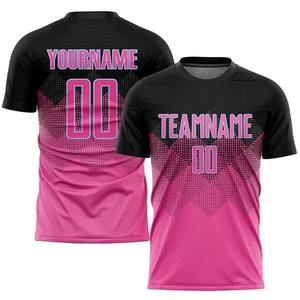 Nouveau maillot de football personnalisé noir, or vieilli, rouge, sublimation, respirant, de qualité supérieure, vêtements de sport personnalisés pour équipe - Product Image 1