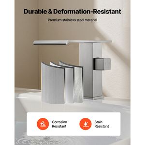 Deck Mount Roman Tub Faucet 3-Hole Waterfall Bathtub <b>Set</b> with 1-Handle <b>Shower</b> Head <b>Bath</b> & <b>Shower</b> Faucets - Product Image 4