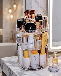 Atractivo Organizador de Maquillaje de Acrílico Transparente, Personalizado, Moderno y de Lujo, con Estantes de Almacenamiento - Product Image 6