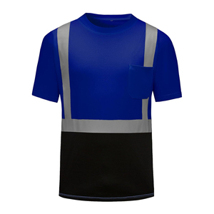 Chemises de travail en polyester personnalisées de haute qualité avec logo, vêtements de sécurité réfléchissants confortables, chemises de travail en gros - Product Image 1