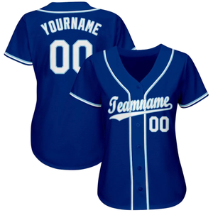 Camiseta de Béisbol Azul Claro Royal White para Hombre, con Botones al Frente, Uniforme Deportivo para Equipo, Ropa Deportiva para Juego, Práctica y Entrenamiento - Product Image 1