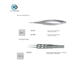 Juego de Instrumentos de Alta Calidad para Cirugía Ocular Funcional y Microcirugía de Glaucoma, Acero Duradero, Manual, KAHLU ORTHOPEDIC - Product Image 4